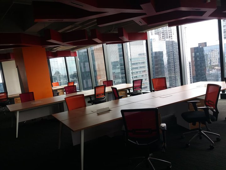 Fully Furnished PEZA Office Space Lease Rent BGC Taguig City 700 sqm