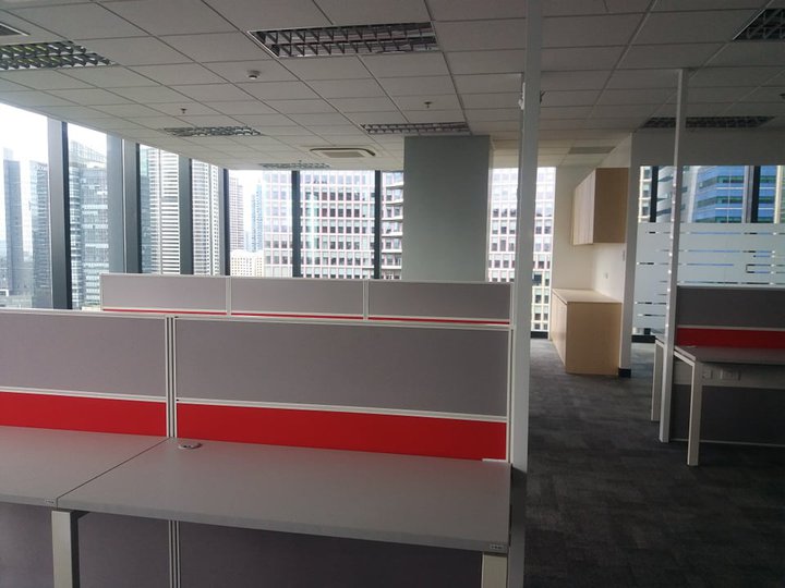 Fitted & Furnished Office Space Lease Rent BGC Taguig City 1832 sqm
