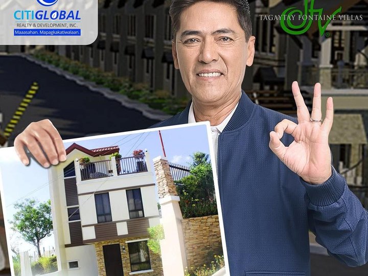 TFV Tagaytay Fontaine Villas house and lot 3storey
