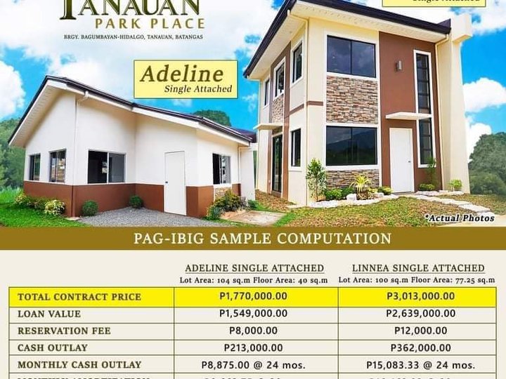 Affordable Single-Attached thru Bank and Pag-IBIG in Tanauan City