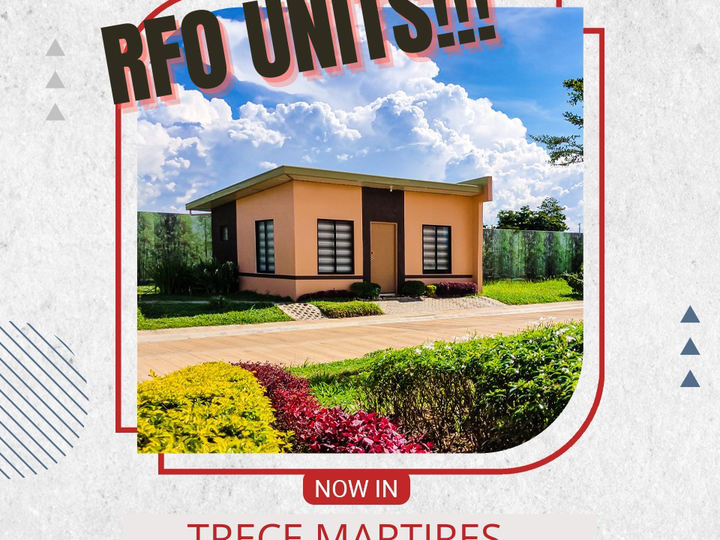 RFO 2-bedroom Single Detached House Rent-to-own in Trece Martires