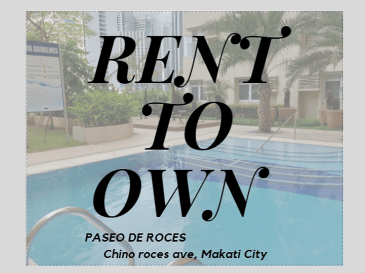 Ready for occupancy condo in makatipasong tamo chino roces