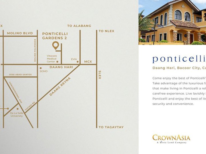 Prime Residential Lots for Sale in Ponticelli Daang Hari
