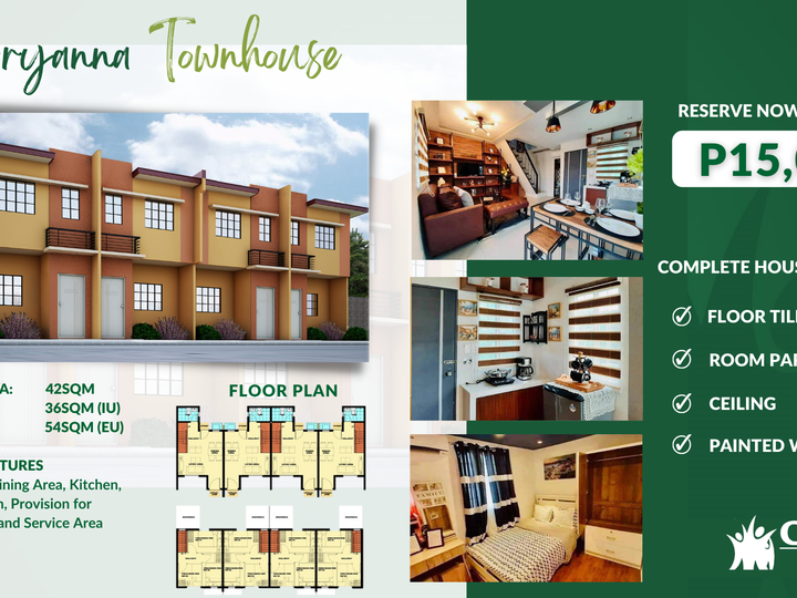 RFO 2-bedroom Townhouse For Sale in Cauayan Isabela