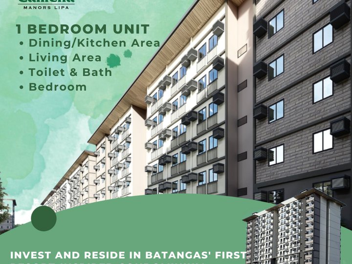 30.36 1-Bedroom Condo For Sale in Lipa Batangas
