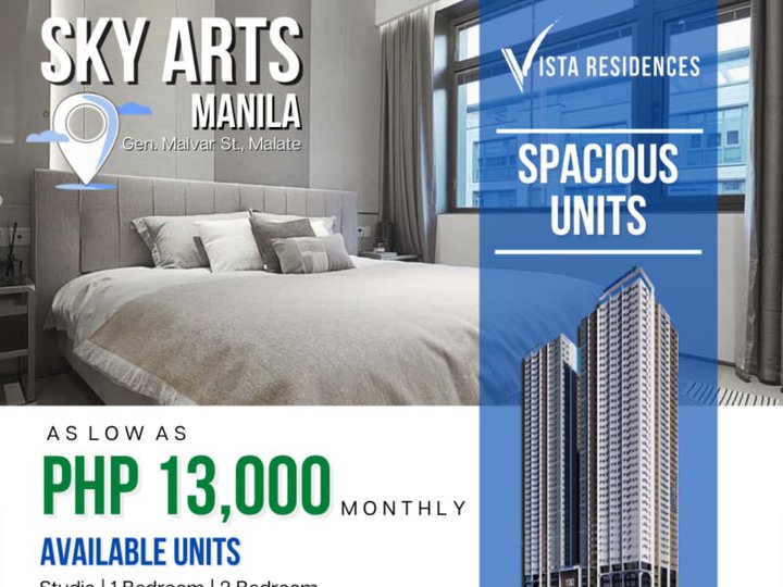21.00 sqm 1-bedroom Condo For Sale in Manila Metro Manila
