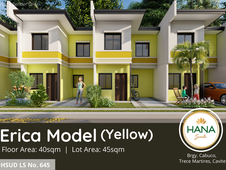 2BR Townhouse HANA SOUTH in Trece Martires Cavite
