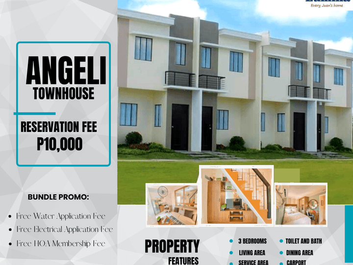 3-bedroom Townhouse For Sale in Bacolod Negros Occidental