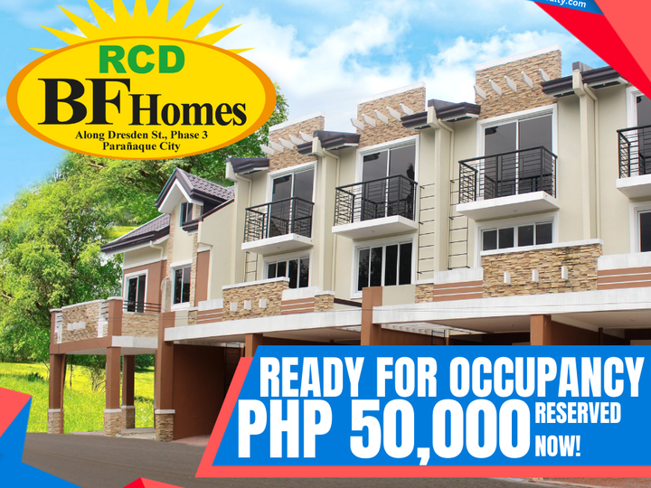 RFO 3-bedroom Townhouse Rent-to-own in Paranaque Metro Manila