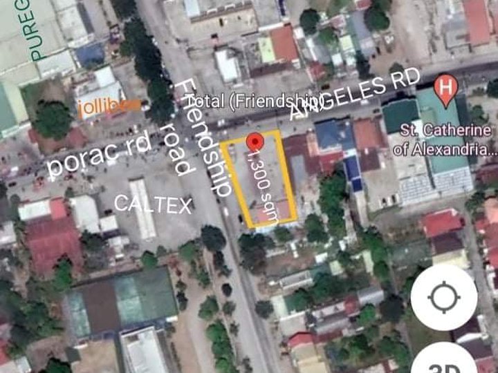 1258 sqm Commercial Lot For Sale in Angeles Pampanga