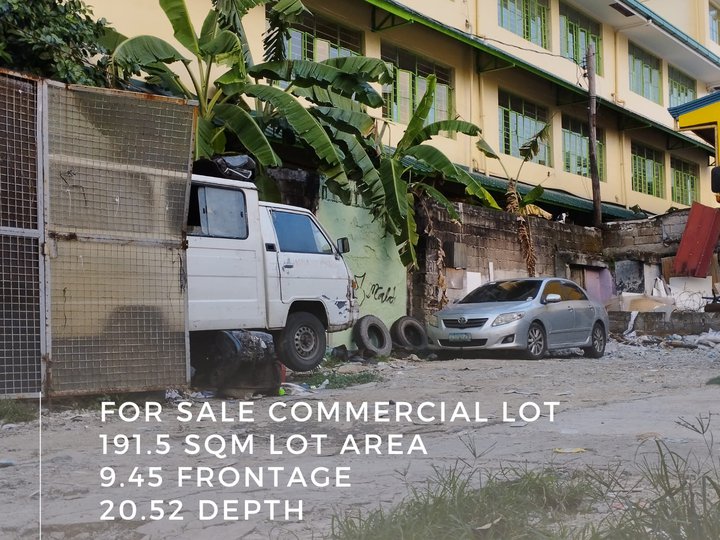 191.5 sqm Commercial Lot For Sale in Quezon City / QC Metro Manila