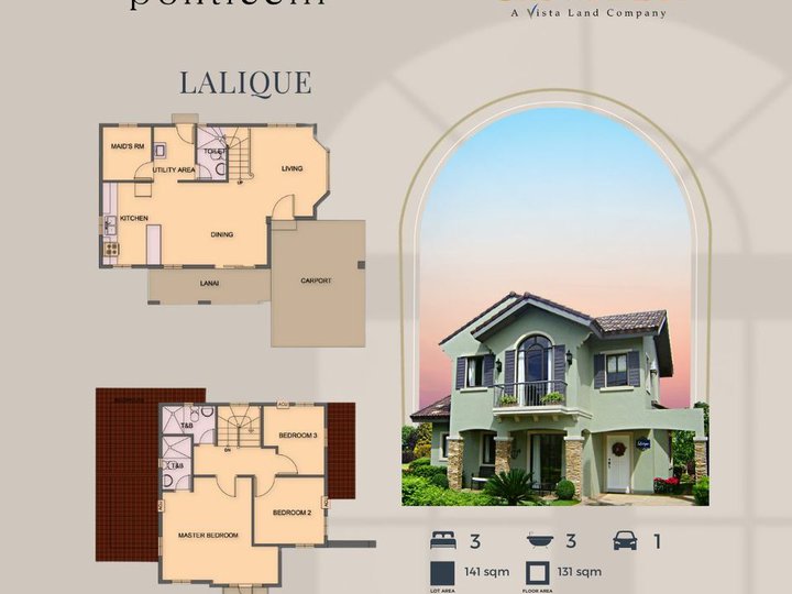 Ready for Occupancy 3-bedroom House and lot in Ponticelli Daang Hari