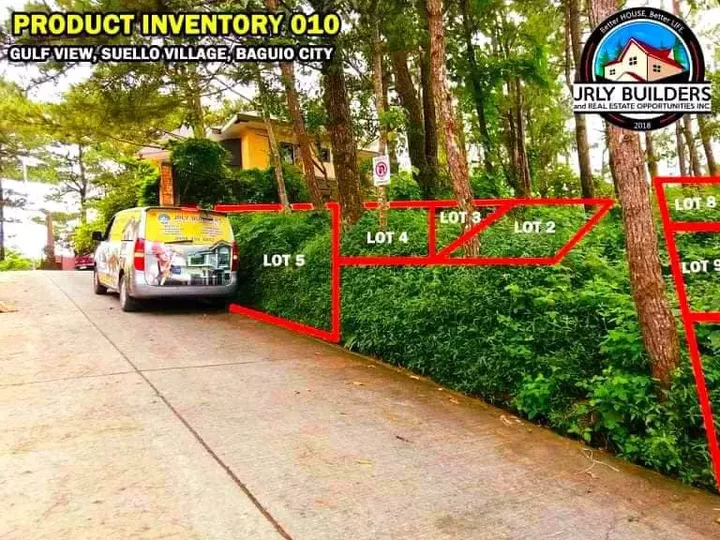 Corner Residential Lot For Sale in Gulf View Suello, Village, Baguio City