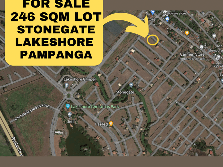 246 Sqm Residential Lot For Sale Stonegate Lakeshore Mexico Pampanga