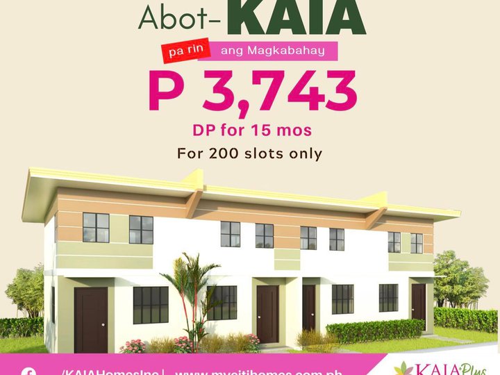 CAVITE, ABOT KAIA-YANG HOUSE & LOT FOR SALE,  HURRY 1st 200 SLOTS!!!