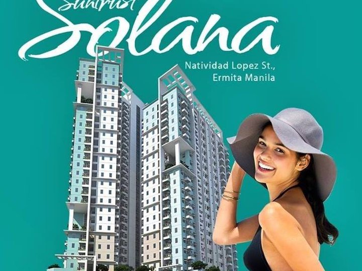 Ready For Occupancy 56.10 sqm 3-bedroom Residential Condo For Sale in Manila - Solana - Suntrust