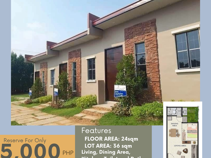 1-bedroom Rowhouse For Sale in Rosario Batangas