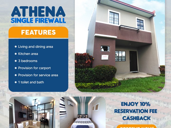 Affordable House and Lot in Laguna | Lumina Calauan |Athena