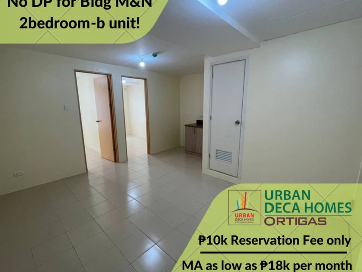 ON THE MARKET FOR SALE! RFO 2-BEDROOM CONDO UNIT DECA PASIG - 10K CASH OUT LIPAT AGAD BY PAGIBIG FIN