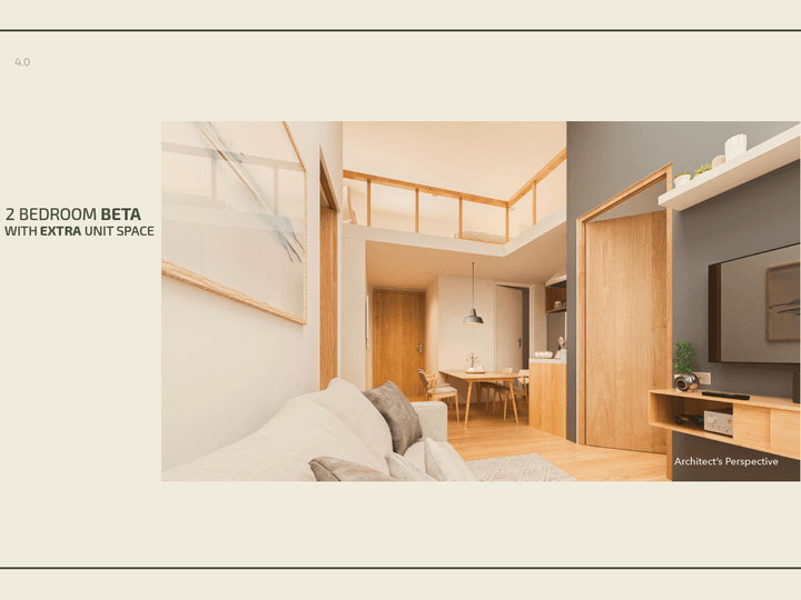 Sought-after 48.70 sqm 2-bedroom Beta Unit at My Enso Loft by PH1 World Developer in Quezon City