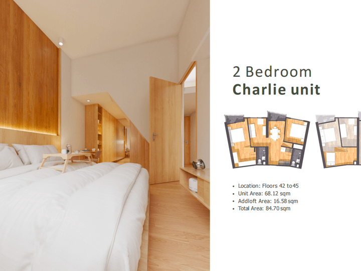 Breathtaking 2-bedroom Penthouse Charlie Unit at My Enso Loft by PH1 World Developer in Quezon City