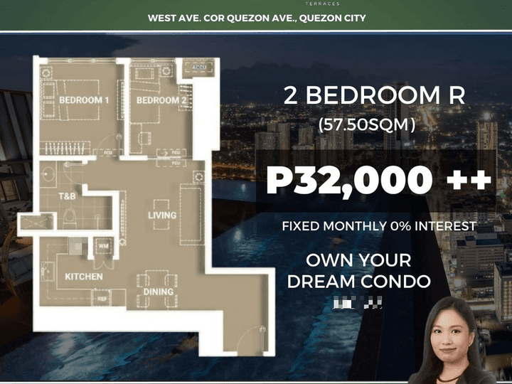 Condo For Sale in Quezon city near Timog One Delta 2BR Preselling