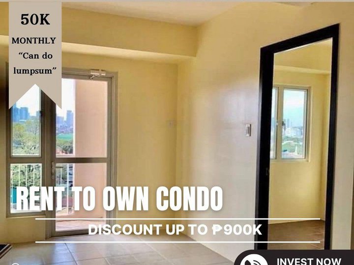 FOR SALE 2  BEDROOM W/ BALCONY RENT TO OWN CONDO(RFO) IN PASIG NEAR BGC, MAKATI, & ORTIGAS