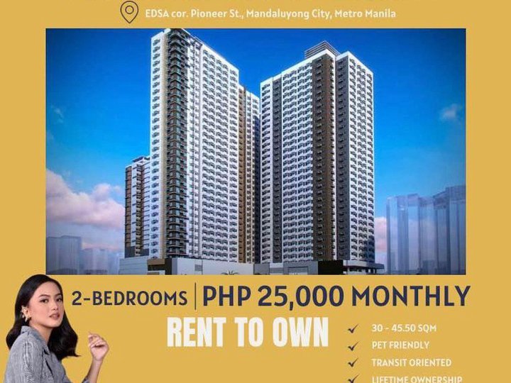 2BR RENT TO OWN CONDO IN MANDALUYONG