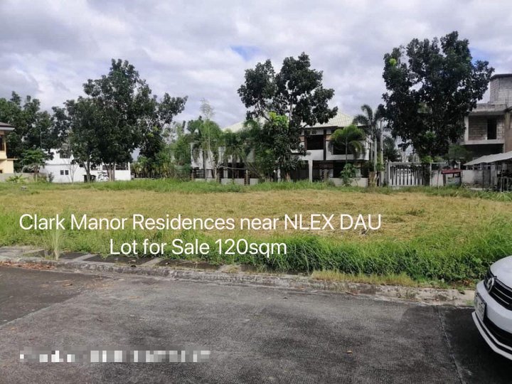 Lot for Sale at Clark Manor Residential near Mabalacat, Dau Exit