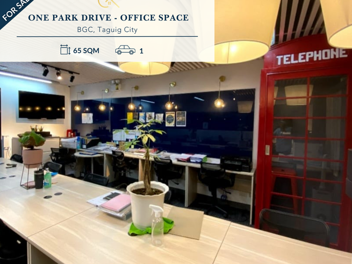 For Sale Fully Furnished Office Space at One Park Drive, BGC Taguig