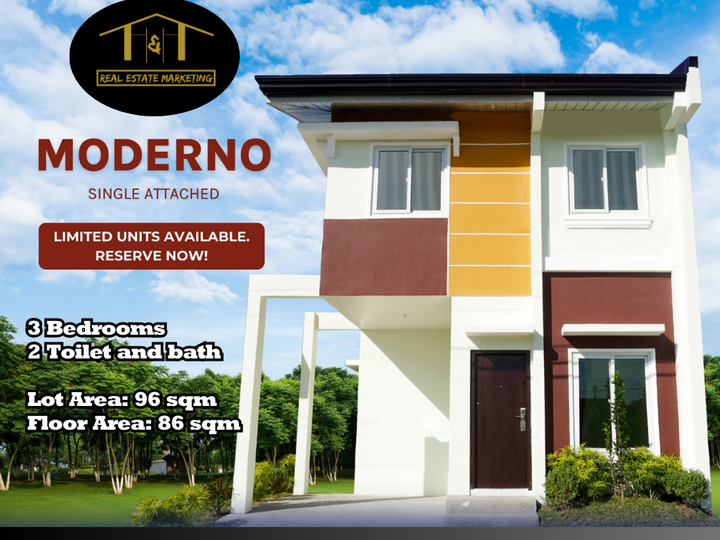 PRE-SELLING HOUSE AND LOT WITH ADJACENT LOT  NA PWEDE SA PAG-IBIG NEAR ROBINSONS LUISITA TARLAC