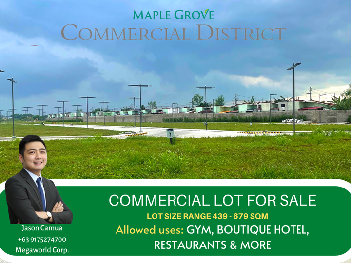 HIGH END COMMERCIAL LOTS BY MEGAWORLD | CALL +63 9175274700