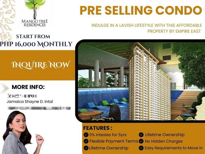 AFFORDABLE PRE SELLNG CONDO