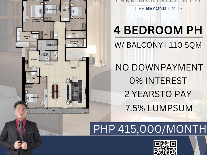 4 BEDROOM PENTHOUSE IN BONIFACIO GLOBAL CITY