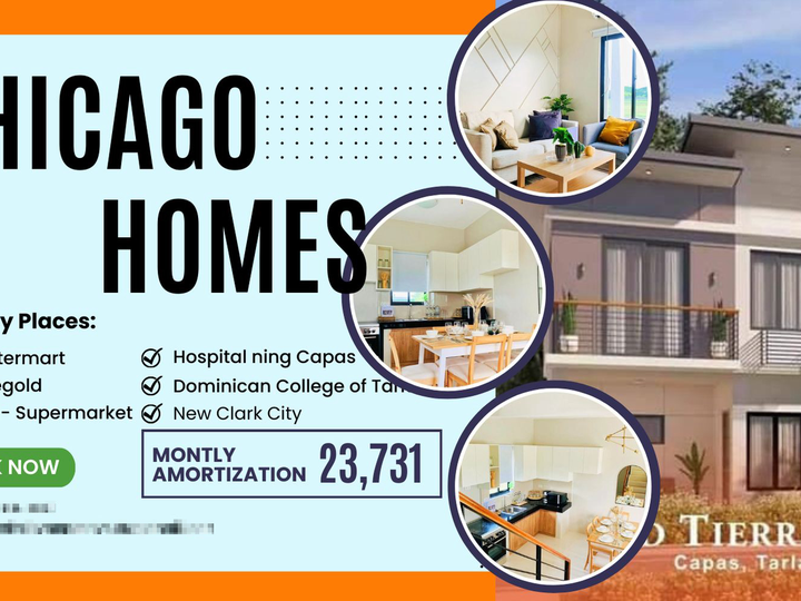 Affordable 3-bedroom Single Attached House For Sale in Capas Tarlac