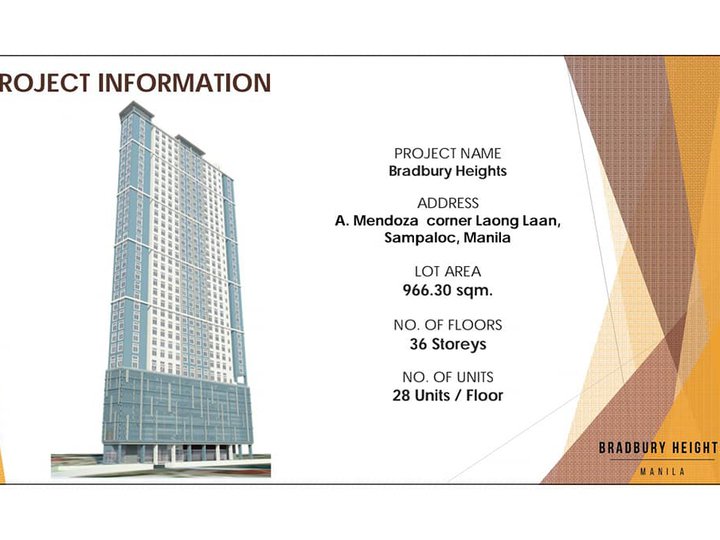 Pre-selling Condo near UST Bradburry Heights