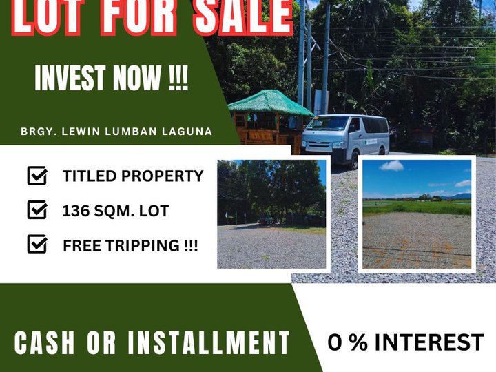 152 sqm Residential Lot For Sale in Lumban Laguna