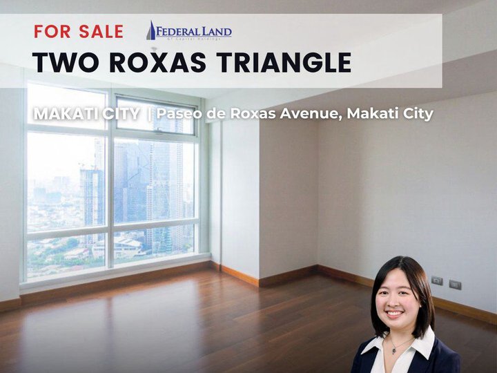 FOR SALE: Two Roxas Triangle 3BR Unit Condo, Makati (Direct Buyers Only) - Ayala Premier, Park