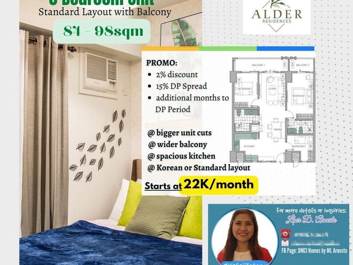 AFFORDABLE 98SQM BEDROOM CONDO FOR PRESELLING IN TAGUIG CITY