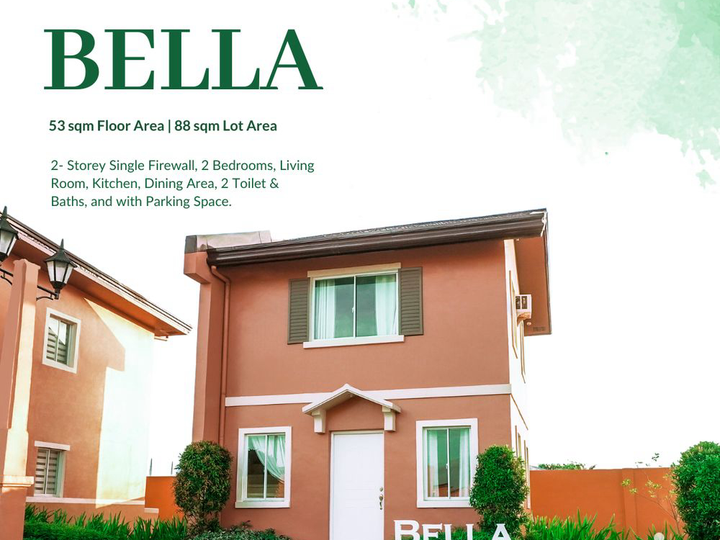 2BR HOUSE AND LOT FOR SALE IN BACOLOD - BELLA RFO UNIT