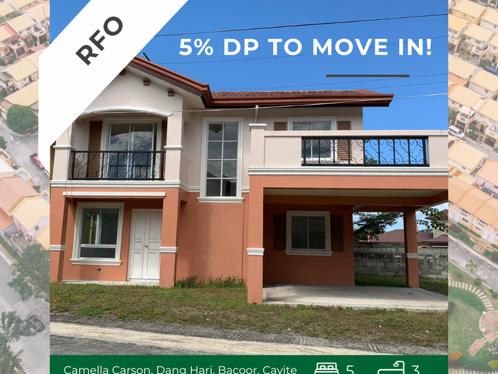 5BR RFO HOUSE AND LOT FOR SALE NEAR MCX (CAMELLA CARSON)