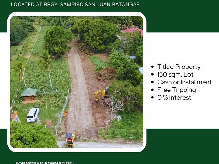 150 sqm Residential Farm For Sale in San Juan Batangas