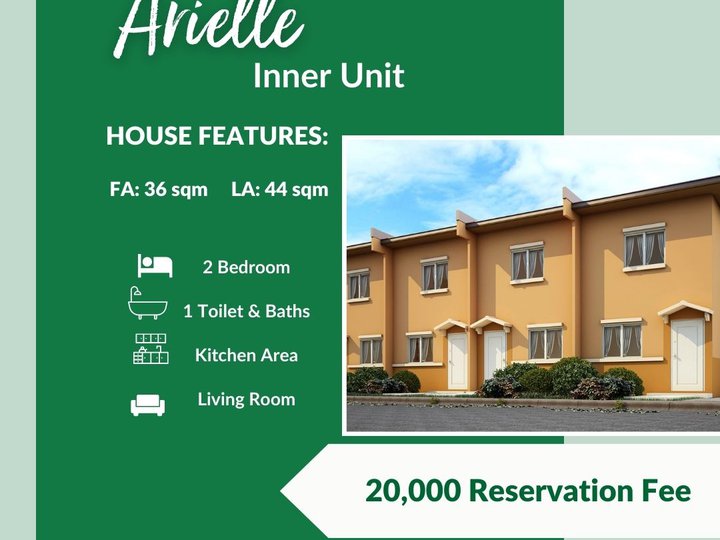 RFO-2BR-Townhouse House and lot For Sale in Camella Batangas