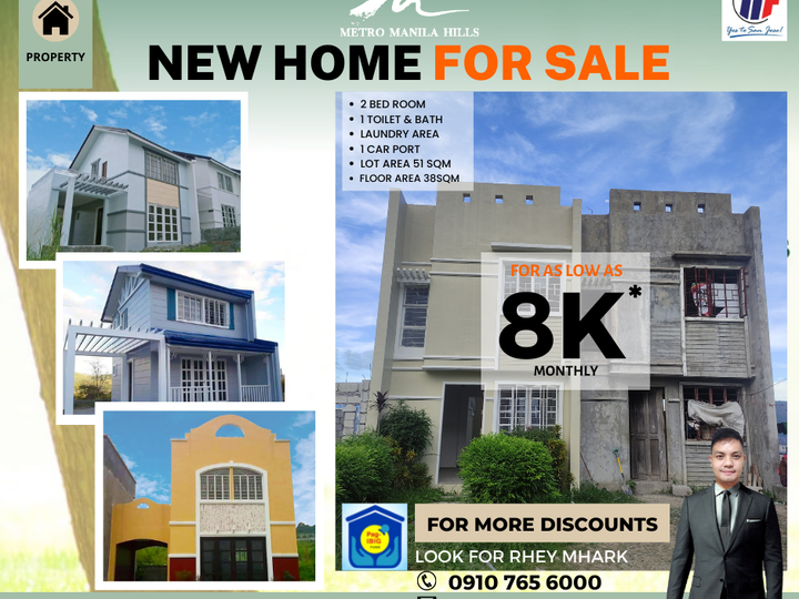 2-bedroom Townhouse For Sale in Rodriguez (Montalban) Rizal