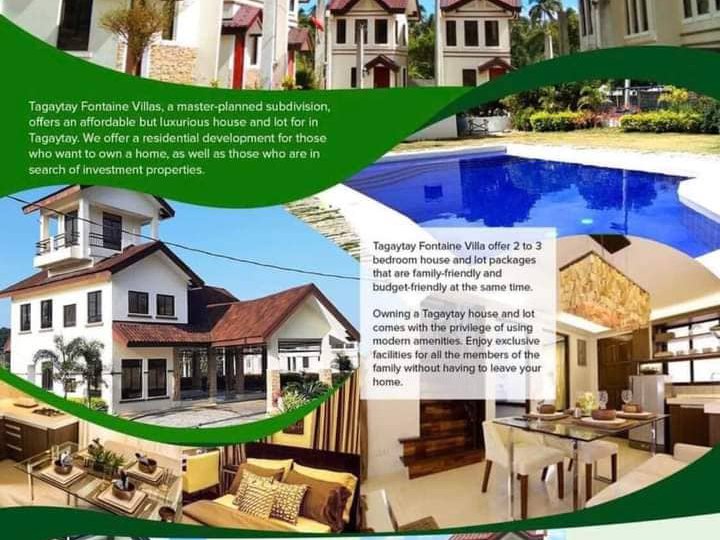 3 BEDROOMS /HOUSE  AND  LOT  TAGAYTAY