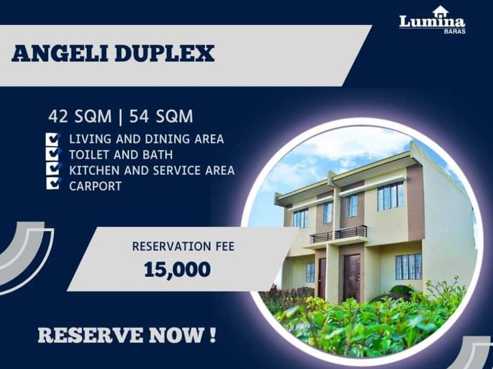 3-BEDROOM TOWNHOUSE FOR SALE IN BARAS RIZAL