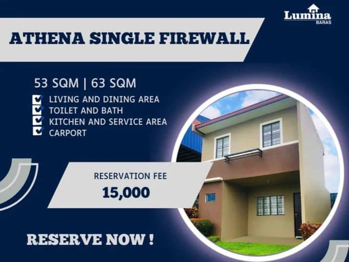 3-bedroom Single Attached House For Sale in Baras Rizal