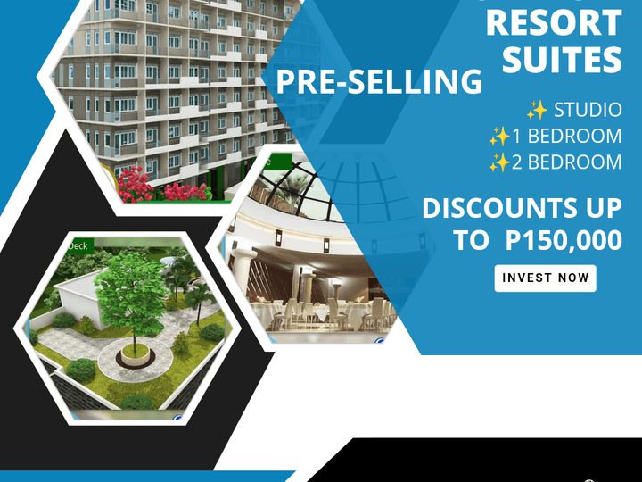 Pre-selling 22.00 sqm 1-bedroom Condotel For Sale in Alfonso, Cavite