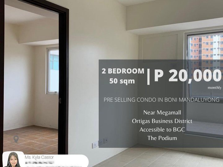 Condo in Mandaluyong Edsa 2-BR 50.32 sqm Ready for Occupancy High Rise