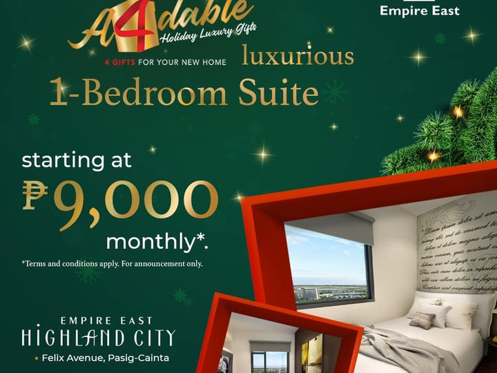 No Down Payment 1bedroom Condo For Sale in Pasig Metro Manila [Condo 🏙